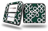 Locknodes 03 Hunter Green - Decal Style Vinyl Skin fits Nintendo 2DS - 2DS NOT INCLUDED