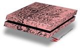 Vinyl Decal Skin Wrap compatible with Sony PlayStation 4 Original Console Folder Doodles Pink (PS4 NOT INCLUDED)