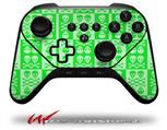 Skull And Crossbones Pattern Green - Decal Style Skin fits original Amazon Fire TV Gaming Controller