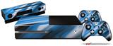 Paint Blend Blue - Holiday Bundle Decal Style Skin fits XBOX One Console Original, Kinect and 2 Controllers (XBOX SYSTEM NOT INCLUDED)