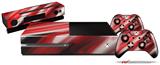 Paint Blend Red - Holiday Bundle Decal Style Skin fits XBOX One Console Original, Kinect and 2 Controllers (XBOX SYSTEM NOT INCLUDED)
