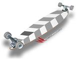 Chevrons Gray And Charcoal - Decal Style Vinyl Wrap Skin fits Longboard Skateboards up to 10"x42" (LONGBOARD NOT INCLUDED)