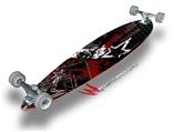Baja 0003 Red Dark - Decal Style Vinyl Wrap Skin fits Longboard Skateboards up to 10"x42" (LONGBOARD NOT INCLUDED)