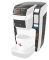 Decal Style Vinyl Skin compatible with Keurig K10 / K15 Mini Plus Coffee Makers Flowers Pattern 07 (KEURIG NOT INCLUDED)