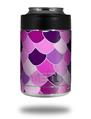 Skin Decal Wrap for Yeti Colster, Ozark Trail and RTIC Can Coolers - Scales Pink Purple (COOLER NOT INCLUDED)