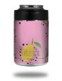 Skin Decal Wrap for Yeti Colster, Ozark Trail and RTIC Can Coolers - Lemon Pink (COOLER NOT INCLUDED)