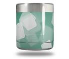 Skin Decal Wrap for Yeti Rambler Lowball - Bokeh Squared Seafoam Green