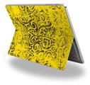Folder Doodles Yellow - Decal Style Vinyl Skin fits Microsoft Surface Pro 4 (SURFACE NOT INCLUDED)