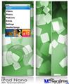 iPod Nano 4G Skin - Bokeh Squared Green