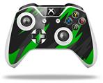 WraptorSkinz Decal Skin Wrap Set works with 2016 and newer XBOX One S / X Controller Jagged Camo Green (CONTROLLER NOT INCLUDED)