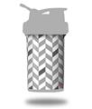 Decal Style Skin Wrap works with Blender Bottle 22oz ProStak Chevrons Gray And Charcoal (BOTTLE NOT INCLUDED)