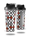 Decal Style Skin Wrap works with Blender Bottle 28oz Locknodes 05 Red Dark (BOTTLE NOT INCLUDED)