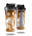 Decal Style Skin Wrap works with Blender Bottle 28oz Bokeh Squared Orange (BOTTLE NOT INCLUDED)