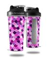 Decal Style Skin Wrap works with Blender Bottle 28oz Scales Pink Purple (BOTTLE NOT INCLUDED)
