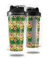 Decal Style Skin Wrap works with Blender Bottle 28oz Beach Flowers 02 Sage Green (BOTTLE NOT INCLUDED)
