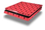 Vinyl Decal Skin Wrap compatible with Sony PlayStation 4 Slim Console Nautical Anchors Away 02 Coral (PS4 NOT INCLUDED)