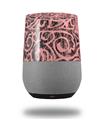 Decal Style Skin Wrap for Google Home Original - Folder Doodles Pink (GOOGLE HOME NOT INCLUDED)
