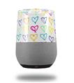 Decal Style Skin Wrap for Google Home Original - Kearas Hearts White (GOOGLE HOME NOT INCLUDED)