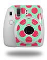WraptorSkinz Skin Decal Wrap compatible with Fujifilm Mini 8 Camera Kearas Polka Dots Pink And Blue (CAMERA NOT INCLUDED)