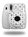 WraptorSkinz Skin Decal Wrap compatible with Fujifilm Mini 8 Camera Nautical Anchors Away 02 White (CAMERA NOT INCLUDED)