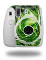 WraptorSkinz Skin Decal Wrap compatible with Fujifilm Mini 8 Camera Liquid Metal Chrome Neon Green (CAMERA NOT INCLUDED)