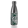 Skin Decal Wrap for RTIC Water Bottle 17oz Locknodes 03 Hunter Green (BOTTLE NOT INCLUDED)