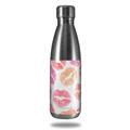Skin Decal Wrap for RTIC Water Bottle 17oz Pink Orange Lips (BOTTLE NOT INCLUDED)