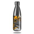Skin Decal Wrap for RTIC Water Bottle 17oz Baja 0032 Orange (BOTTLE NOT INCLUDED)