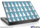 Laptop Skin (Large) - Winter Trees Blue