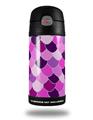 Skin Decal Wrap for Thermos Funtainer 12oz Bottle Scales Pink Purple (BOTTLE NOT INCLUDED) by WraptorSkinz