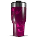 Skin Wrap Decal for 2017 RTIC Tumblers 40oz Bokeh Music Hot Pink (TUMBLER NOT INCLUDED)