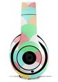 WraptorSkinz Skin Decal Wrap compatible with Beats Studio 2 and 3 Wired and Wireless Headphones Brushed Cirlces Multi Light Skin Only (HEADPHONES NOT INCLUDED)