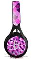 WraptorSkinz Skin Decal Wrap compatible with Beats EP Headphones Scales Pink Purple Skin Only HEADPHONES NOT INCLUDED