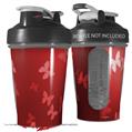 Decal Style Skin Wrap works with Blender Bottle 20oz Bokeh Butterflies Red (BOTTLE NOT INCLUDED)