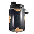 Skin Decal Wrap for Yeti Half Gallon Jug Poppy Orange Navy - JUG NOT INCLUDED by WraptorSkinz