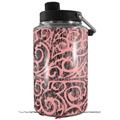 Skin Decal Wrap for Yeti 1 Gallon Jug Folder Doodles Pink - JUG NOT INCLUDED by WraptorSkinz