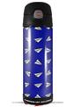 Skin Decal Wrap for Thermos Funtainer 16oz Bottle Paper Planes Royal Blue (BOTTLE NOT INCLUDED) by WraptorSkinz