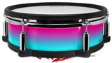Skin Wrap works with Roland vDrum Shell PD-128 Drum Smooth Fades Neon Teal Hot Pink (DRUM NOT INCLUDED)