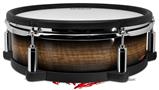 Skin Wrap works with Roland vDrum Shell PD-128 Drum Exotic Wood Pommele Sapele Burst Black (DRUM NOT INCLUDED)