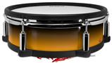 Skin Wrap works with Roland vDrum Shell PD-128 Drum Smooth Fades Orange Black (DRUM NOT INCLUDED)