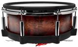 Skin Wrap works with Roland vDrum Shell PD-140DS Drum Exotic Wood Waterfall Bubinga Burst Red Cherry (DRUM NOT INCLUDED)