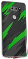 Skin Decal Wrap for LG V30 Jagged Camo Green
