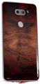 Skin Decal Wrap for LG V30 Exotic Wood Waterfall Bubinga Burst Red Cherry