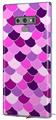 Decal style Skin Wrap compatible with Samsung Galaxy Note 9 Scales Pink Purple
