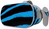 Decal style Skin Wrap compatible with Oculus Go Headset - Zebra Blue (OCULUS NOT INCLUDED)
