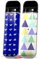 Skin Decal Wrap 2 Pack for Smok Novo v1 Paper Planes Royal Blue VAPE NOT INCLUDED