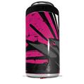 WraptorSkinz Skin Decal Wrap compatible with Yeti 16oz Tall Colster Can Cooler Insulator Baja 0040 Fuchsia Hot Pink (COOLER NOT INCLUDED)