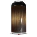 WraptorSkinz Skin Decal Wrap compatible with Yeti 16oz Tall Colster Can Cooler Insulator Exotic Wood Zebra Wood Vertical Burst Dark Mocha (COOLER NOT INCLUDED)