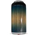 WraptorSkinz Skin Decal Wrap compatible with Yeti 16oz Tall Colster Can Cooler Insulator Exotic Wood Zebra Wood Vertical Burst Deep Blue (COOLER NOT INCLUDED)