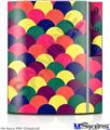 Sony PS3 Skin - Brushed Cirlces Multi Dark